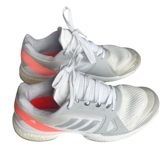 Adidas Stella McCartney Court Tennis Shoes Size 9 Barricade Boost Dad Sneakers - Picture 14 of 16